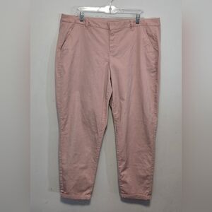 Lane Bryant NWT Chino Pants Size 20, Rolled cuffs Tan